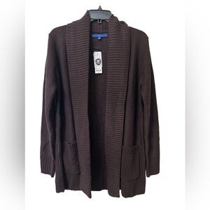 NWT Apt 9 Women’s Plum Satin cardigan - Size Large